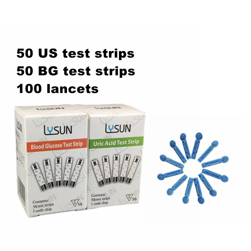 50 BG+ 50 UA strips