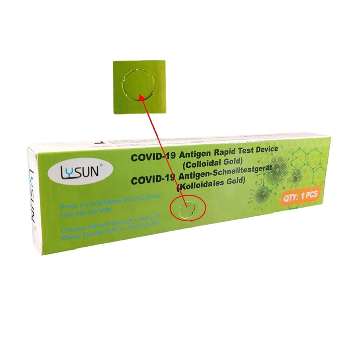 Dispositif de test rapide de l'antigène Covid 19