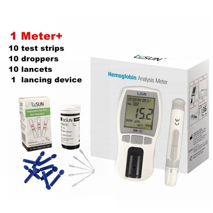 Bluetooth Connect Blood Hemoglobin Analysis Meter