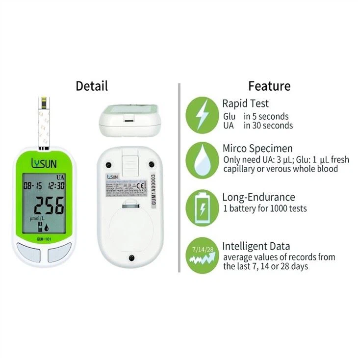 CE Approved Uric Acid Meter