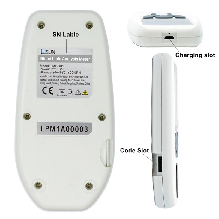 Factory Price 4 in 1 Panel Quick Blood Lipid Analyzer For TC , TG , HDL , LDL