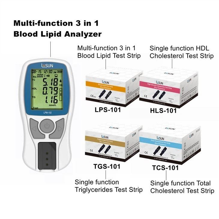 Low Price Guaranteed Quality Cholesterol Meter Blood Lipid Analyzer