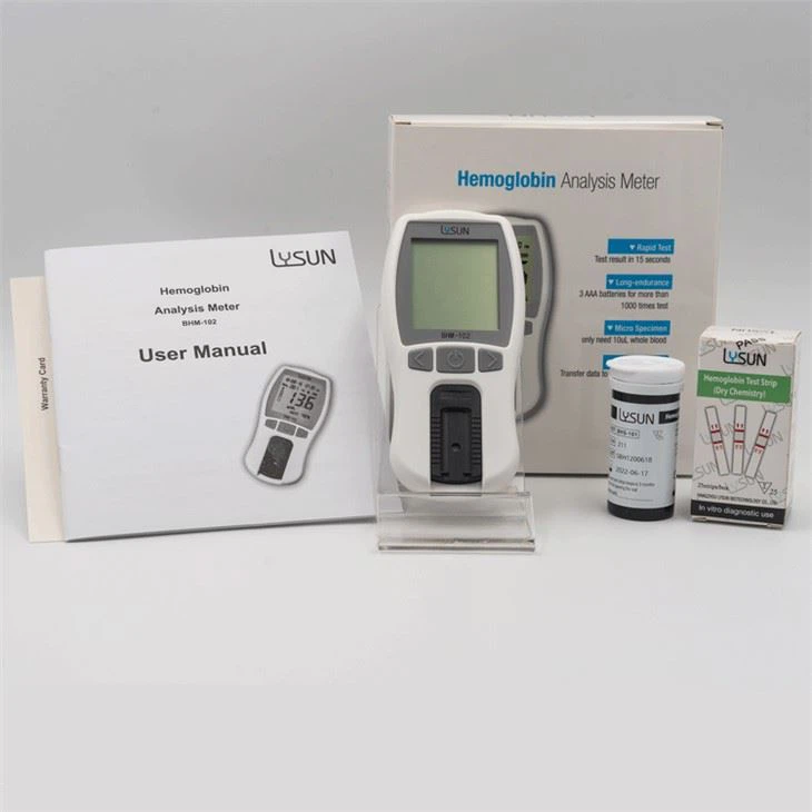 Lysun China Manufacture Blood Hemoglobin Meter Household Meter