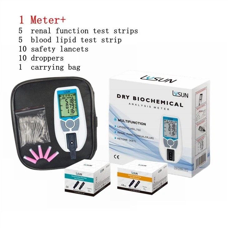 Lysun Economic Multi Function Lipid Triglycerides Dry Biochemical Analyzer Blood Test Machine