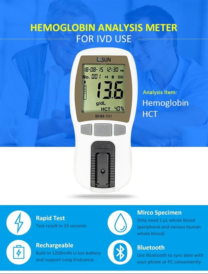 Lysun Electronic Digital HB Meter Hemoglobin Analyzer
