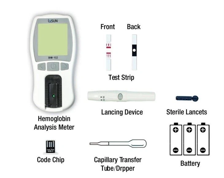 Lysun Factory Supply Hot-selling Cheap Hemoglobin Analyzer HB Test Meter