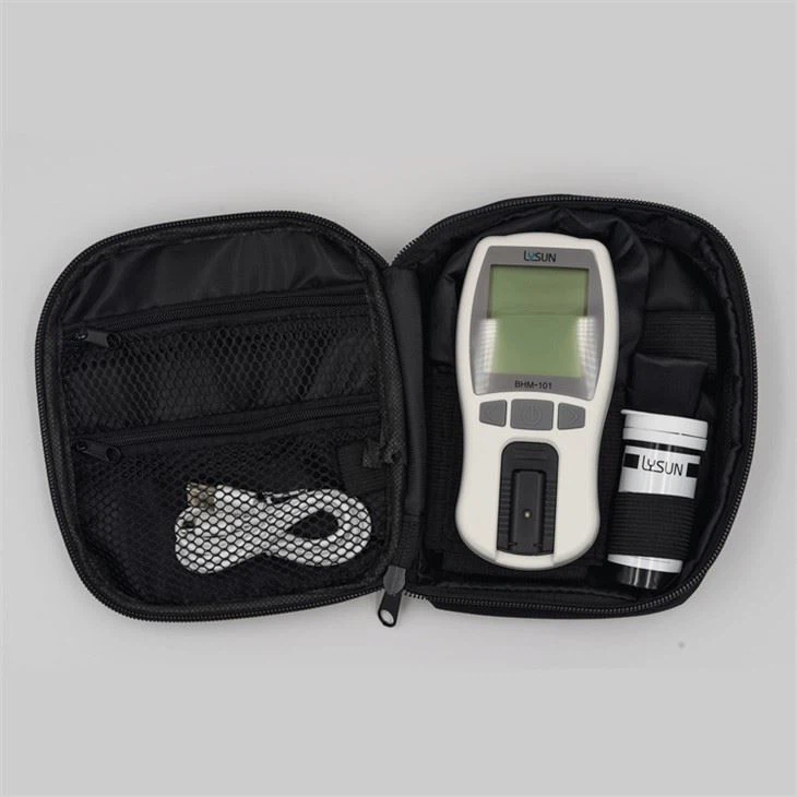 Lysun Hemoglobin Meter HCT Analysis Meter With Test Strips Household Medical Use Portable