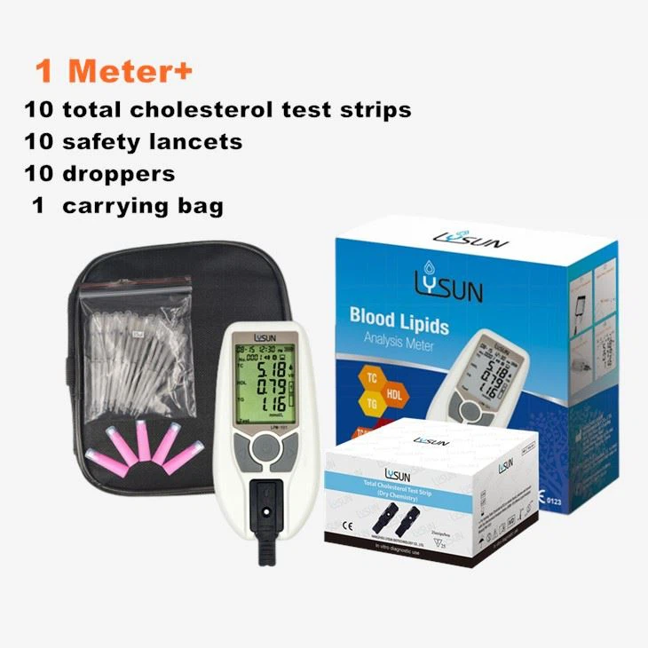 LYSUN Hot Medical Equipment Total Cholesterol Creatinine Meter Dry Biochemical Analyzer Renal Function Analysis Meter