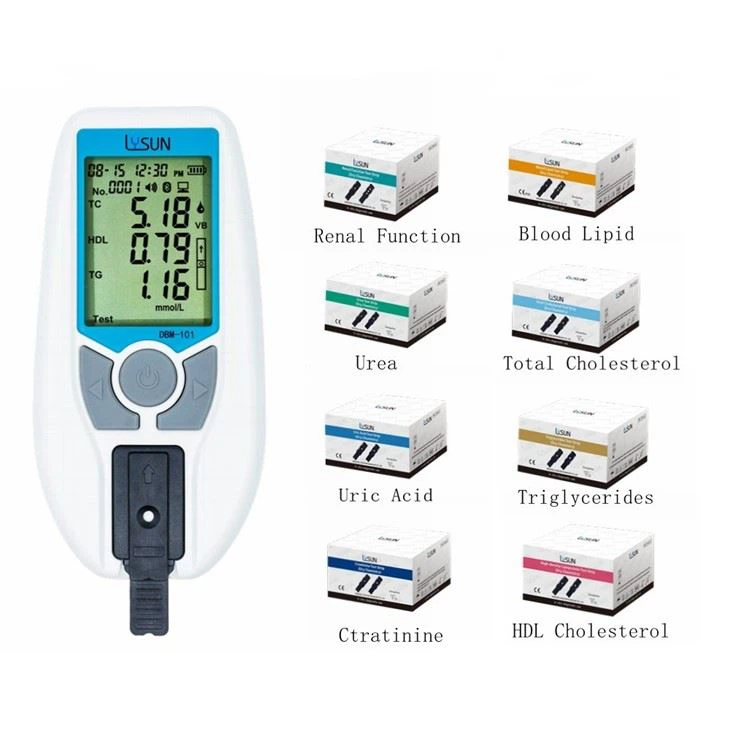 LYSUN Portable 7 in 1 Dry Biochemical Analysis Meter