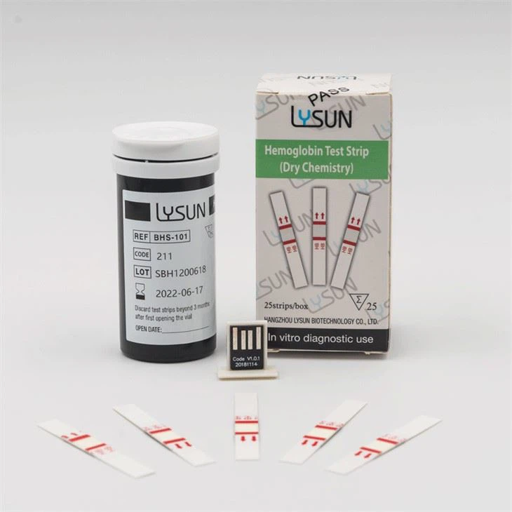 Lysun Portable Blood Hemoglobin Monitor Haemoglobin HCT Meter Low Price