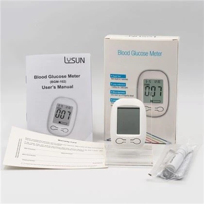 Mètre de sucre dans le sang de glucose sanguin d'utilisation à la maison de niveau de sucre de diabète avec le CE ISO13485 de bandes approuvé