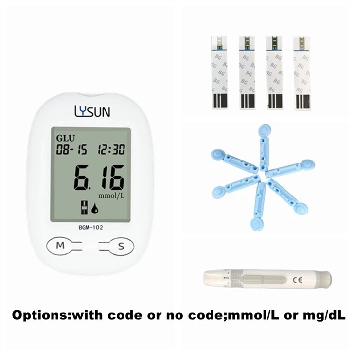 China Manufacture Economic Portable Blood Glucose Meter