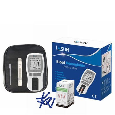Analyseur d'hémoglobine approuvé CE, machine de Test d'hémoglobine Lysun