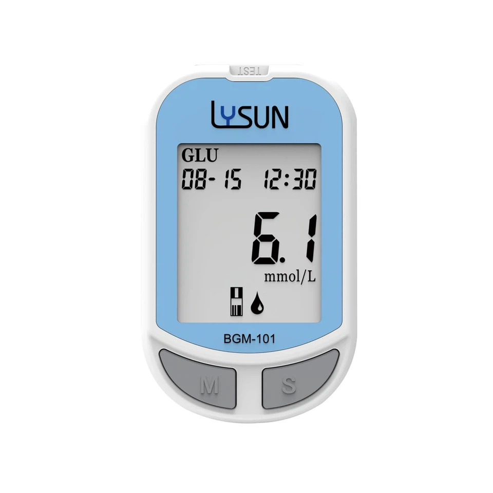 Appareil de mesure du sucre CE/ISO, moniteur de glycémie, machine de test du diabète pour utilisation hospitalière