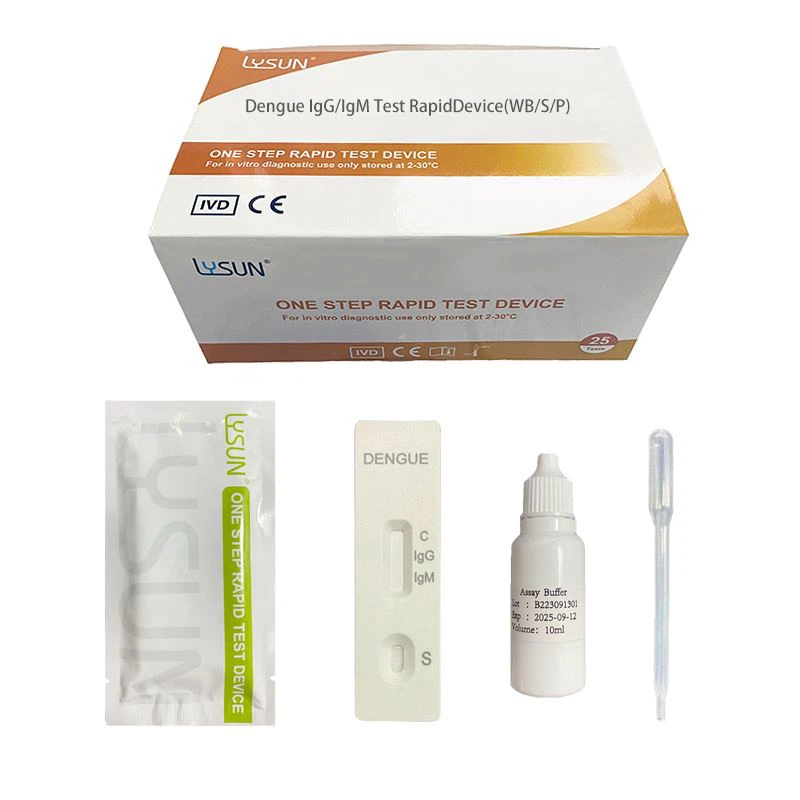 Autotest rapide combiné IgG/IgM et NS1 pour la dengue
