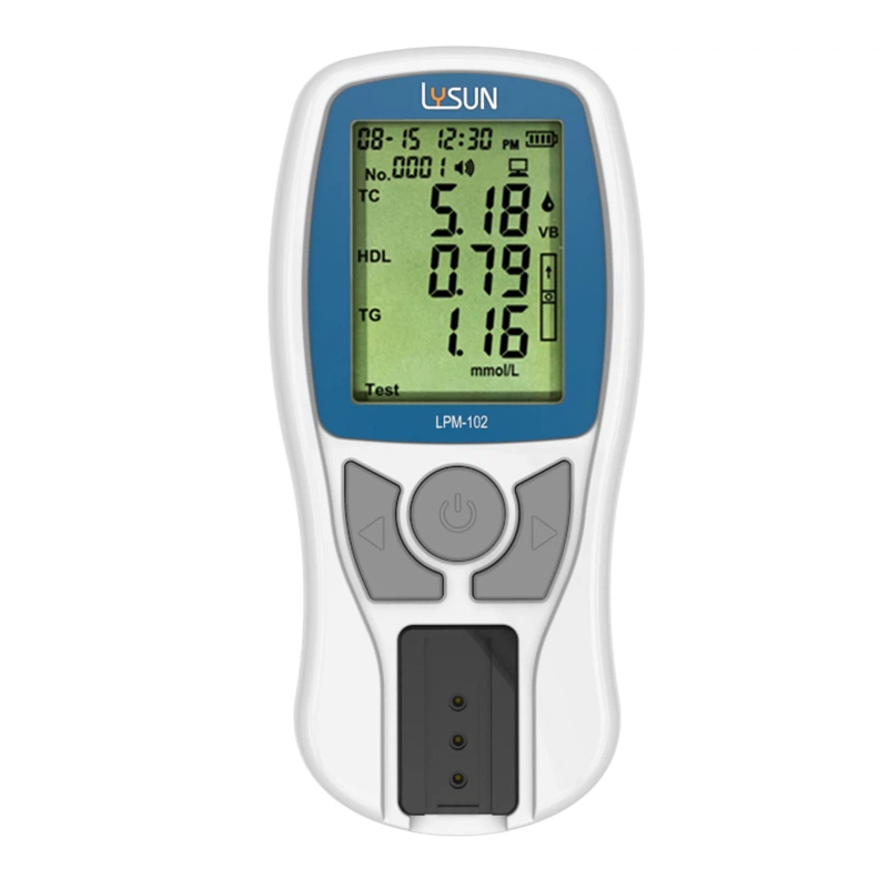 LPM -102 Blood Lipid Analysis METER METRET POCT Analyzer Test TC HDL TG