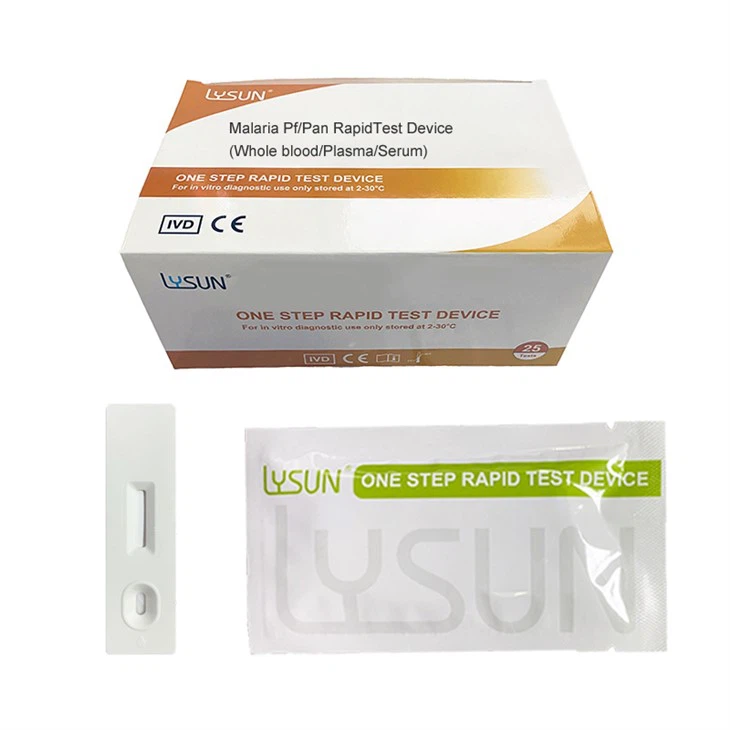 Autotest de test rapide du paludisme Pf/Pan