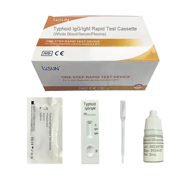Typhoid IgG/IgM Rapid Test Self-Test Typhoid IgG/IgM Rapid Test Self-Test