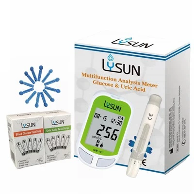 GUM -101 2 en 1 compteur de glycémie et d'acide urique, analyseur à usage domestique, moniteur de santé
