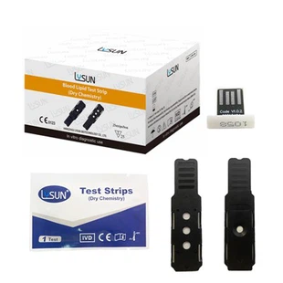 Lysun lps -101 professionnel 3- dans -1 Blood Lipid Test Strip (TC / HDL / TRI)
