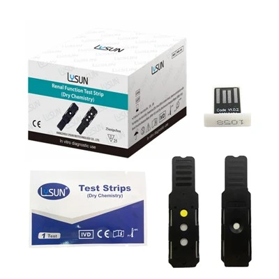 RFS -101 Strip de test sanguin Kits de test rapide pour Kindey Liver Renal Uric Acid, Urée, Créatinine Test