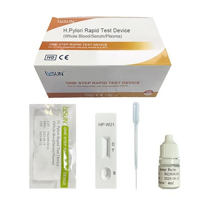 Kit de test rapide d'anticorps H. Pylori, vente en gros, test d'antigène H. Pylori pour le médical